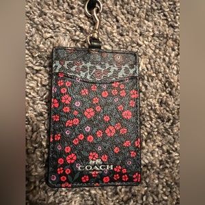 Rare Print - Coach Ranch Floral Mix Print ID Lanyard